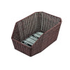 Кошик Jumbo Pro ІІ Polyrattan на багажник коричневий W 450 x D 300 x H 210 mm з кріпленням BUCHEL